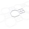 Ekena Millwork Extra Small Johnston Decorative Fretwork Wall Pnls in Architectural PVC, 12 3/8"W x 7 3/8"H x 3/8"T WALP08X08JHN - alternate 5
